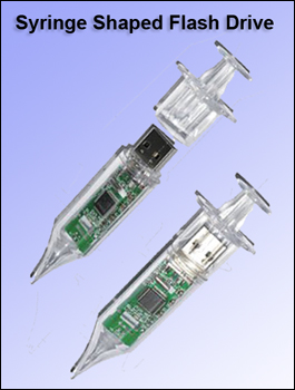 Syringe Shaped Flash Drive